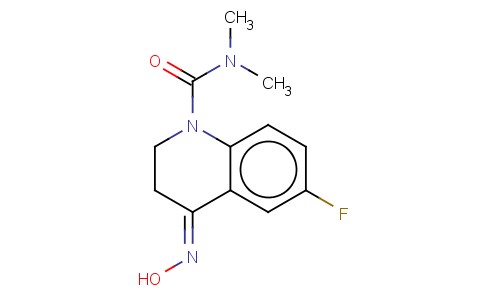 6-FLUORO-3,4-DIHYDRO-4-(HYDROXYIMINO)-N,N-DIMETHYL-1(2H)-QUINOLINECARB OXAMIDE